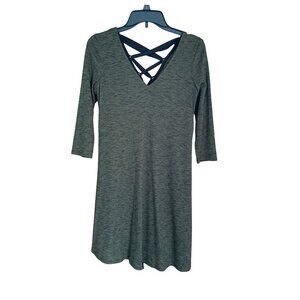 BCX Dress Long Sleeve Green M